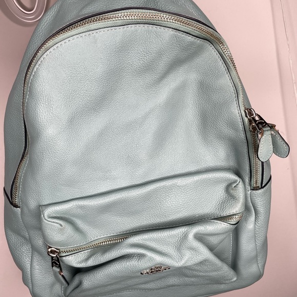 Blue Coach Backpack - Picture 3 of 7